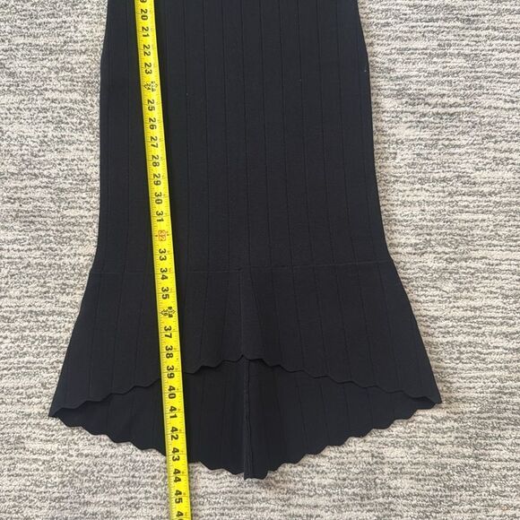 NWT L'Agence Asa Knit Midi Dress Medium Black - Picture 12 of 16